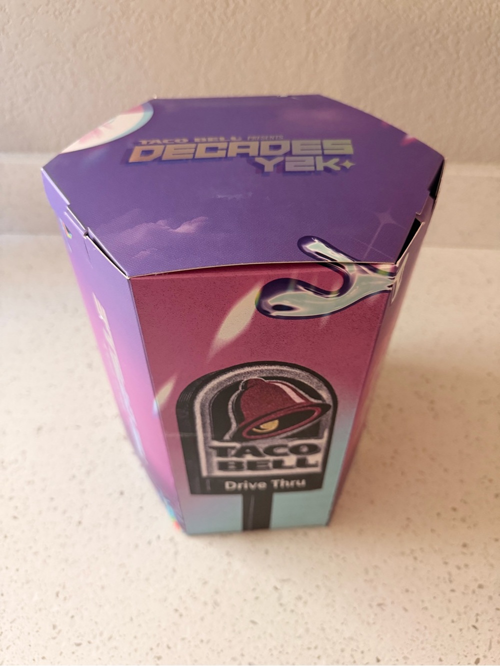 Ed Hardy Purple Taco Bell Trucker Hat with Floral Embroidery - Picture 6 of 6